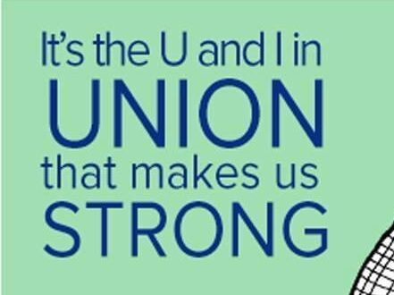 U and I makes us STRONG